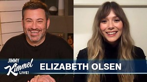 Elizabeth Olsen on Marvel’s #WandaVision, fan theories, and an exclusive never-before-seen clip! | Jimmy Kimmel Live