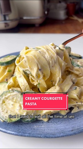 Creamy Courgette Pasta Recipe in 15 Minutes