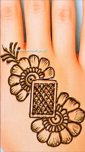 Arabic Mehndi Design + for Bridesmaids| Easy & Elegant Back hand mehndi design
