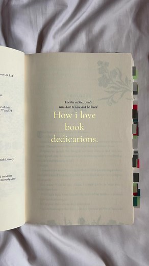 i love it when authors direct them to the readers #fyp #books #bookdedications #booktoker #relateable