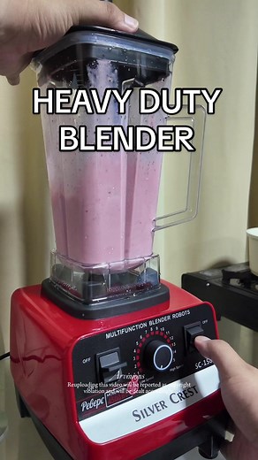 Heavy duty blender na tamang tama ngayong summer. Pwede pang sarili at pwede ding pang business #blender #heavyduty #multifunction #strawberry #smothie #appliances #tiktokshop #foryou #foryoupage #fy