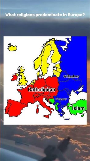 What religions predominate in Europe?
