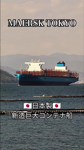 MAERSK TOKYO🛳️新造巨大コンテナ船