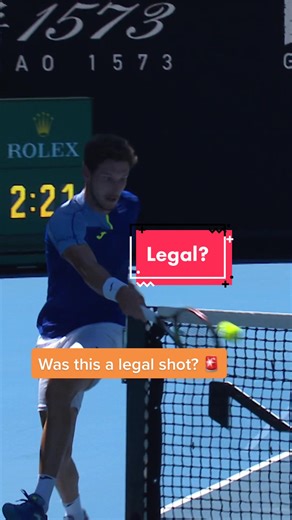 Replay is insane 👀 #tennis #ausopen