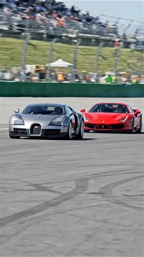 Bugatti Veyron vs Ferrari who wins in a drag race