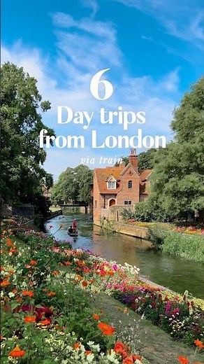 6 day trips from London via train 🇬🇧 #englandtravel Places to visit in England