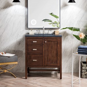 The Addison Modular Collection is James Martin Vanities’ largest, most versatile offering—featuring premium construction, built-in power supplies and bold simplicity. http://spr.ly/6183Gdeu9 | Ferguson Home