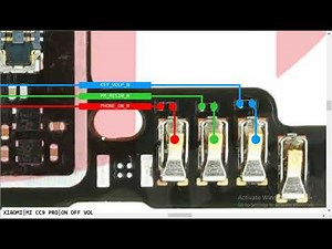 XIAOMI MI CC9 PRO ON OF Powar Key Volume Up Down Problem Hardware Solution #borneoschematic #gsmstor