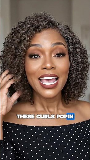 Wear & Go Jerry Curly Wig Dark Brown with Gray Blend 5x5 HD Lace Glueless Human Hair Wig #graywigs