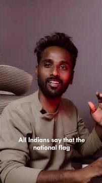 🤯 Indian National Flag Mystery