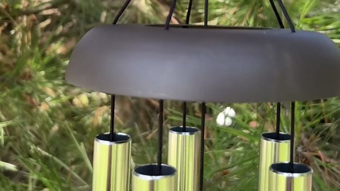 in Loving Memory Tree 30" Personalized Wind Chime, Aluminum Tubes, Custom Wind Chime