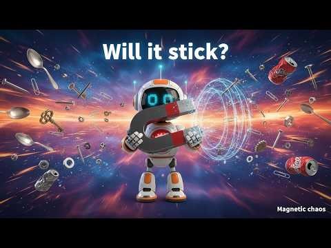 MAGNET CHAOS! Help Robo Sort Metal vs Non-Metal! 🧲 Science Short
