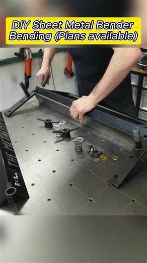 Diy sheet metal bender bending