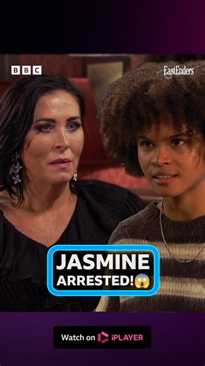 “Jasmine Fisher, I am arresting you on suspicion of the murder of Anthony Trueman.” Don't miss #EastEnders, tonight at 7:30pm on BBC One. Watch on BBC iPlayer. | BBC EastEnders