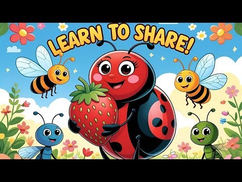 Luna the Ladybug 🐞 | Moral Story for Kids | Learn to Share | Educational Bedtime Story"
