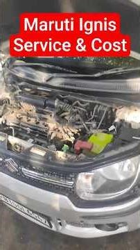 Maruti Suzuki Ignis Service Cost | Engine Oil, Air Filter, Oil Filter, Air Filter Change