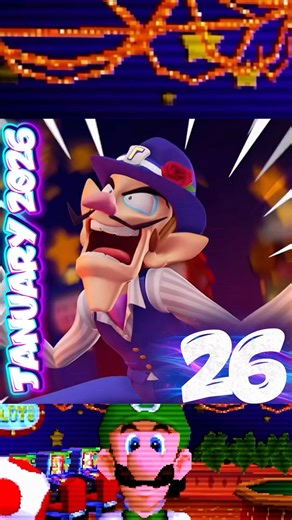 (Daily Nintendo Calendar Monday January 26th, 2026) Ready For Another Day? #waluigi #toad #luigi