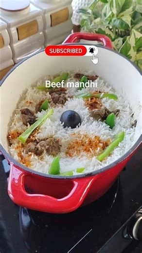 മാഗി ക്യൂബ് ചേർക്കാത്ത നല്ല അടിപൊളി ബീഫ് മന്തി / beef mandhi recipe ( without maggi cube)