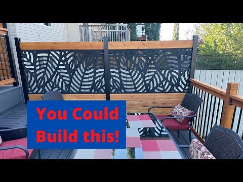 #Barret Outdoor Living Decorative Screen with #Hoft Privacy Wall