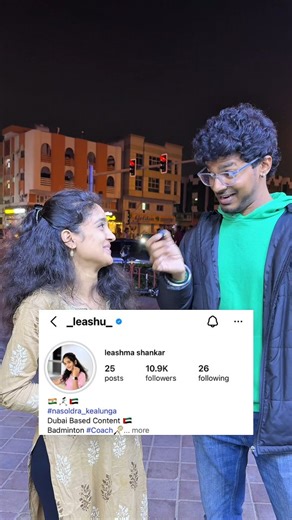 Talk Back Gokul 🎤 on Instagram: "Badminton Coach ah ivanga! 😍 . #talkbackwithgokul #badminton #leashu #Dubai #uae . [Dubai, Public opinion, Content Creator, Dubai influencer, Talk Back with Gokul, Leashu]"