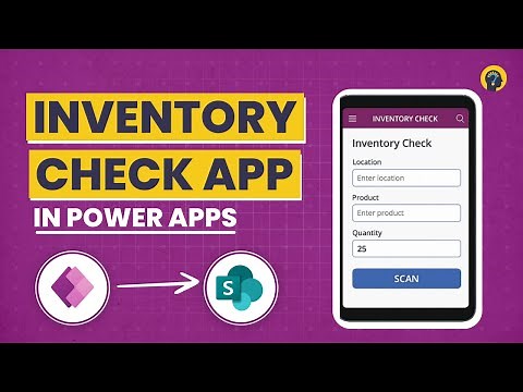 Build Inventory Check App in Power Apps with SharePoint WITHOUT CODING