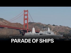 WATCH LIVE: Fleet Week's Parade of Ships in San Francisco Bay