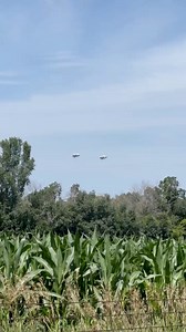 🦆Coot spots 2 Goodyear BLIMPS in his backyard for EAA - The Spirit of Aviation‼️🛩️ #blimps #eaa #cootslures #oshkosh #goodyearblimp #wisconsin | Coots Lures