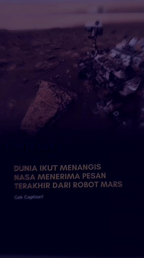 penjelasan 👇 Selama 14 tahun, sebuah robot kecil bernama Opportunity bekerja tanpa henti di planet Mars. Ia mendarat pada Januari 2004, hanya untuk misi 90 hari. Tapi ternyata, ia bertahan lebih dari 5.000 hari. Dalam waktu itu, ia menjelajahi lebih dari 45 kilometer, menganalisis lebih dari 100 batu dan tanah Mars, serta mengirim lebih dari 217.000 foto ke Bumi. Ia menemukan sesuatu yang mengubah sejarah: jejak air purba di Mars, bukti bahwa planet itu mungkin pernah memiliki kehidupan. Tapi p