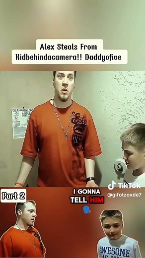 ALEX STEALS FROM KIDBEHINDACAMERA!! - DaddyOFive Mirror #angryman #dadoftiktok #crazymann #viral #1min