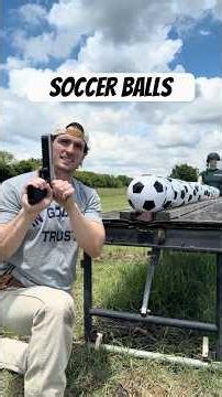 How Many Soccer Balls Does it Take to Stop a Bullet?