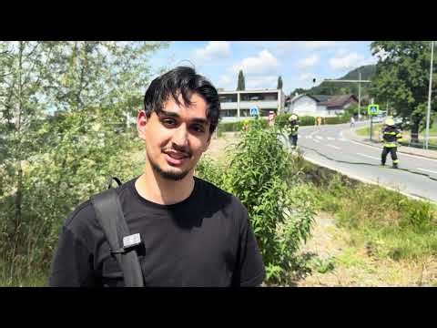Hörbranz: Bertan Özer verhindert Schlimmeres mit Kübel Wasser
