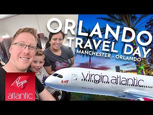 ORLANDO TRAVEL DAY 2025 | Virgin Atlantic to Florida