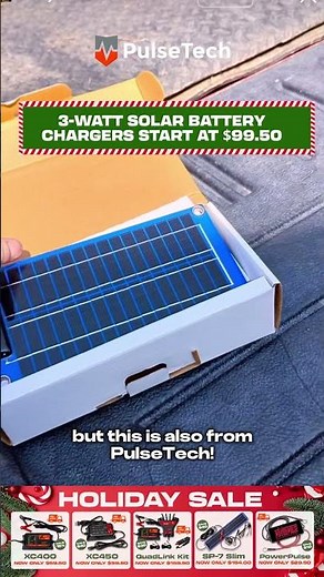 Charge and maintain any 12V lead-acid battery with the SP-7 Slim SolarPulse Battery Charger | $154