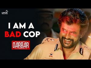 Darbar | I am a Bad Cop...! | Rajinikanth | Nayanthara | Nivetha Thomas