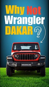 Jeep Wrangler Dakar Rally Mein Kyun Nahi Gai? 🤔#dakar #jeepwrangler
