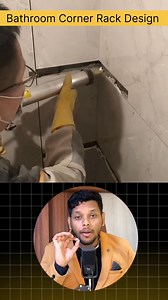 17K views · 33 reactions | Making Bathroom Corner Rack Ideas | dcreator.in | Facebook