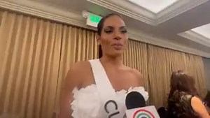 Miss Universe Curacao Kim Rossen has some words of inspiration for tall girls like her. Kim is currently the tallest delegate in this year’s Miss Universe pageant, standing at 188 cm (6’2”) tall. She is an accomplished track and field athlete. | via Dyan Castillejo, ABS-CBN News | ABS-CBN News