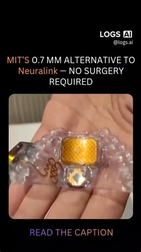 WHEN AI MOVES WE LOG IT on Instagram: "MIT has developed a brain–computer interface that doesn’t require touching the brain at all. While Neuralink relies on skull surgery and implanted hardware, MIT engineers created MouthPad—a paper-thin (0.7 mm) dental retainer that rests on the roof of the mouth. It functions like a wireless trackpad, controlled entirely by the tongue: tap to click, swipe to scroll, all connected via Bluetooth. More than 100 people with paralysis are already using it daily—s