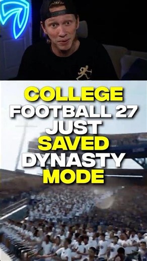 College Football 27 Just Saved Dynasty Mode 🙌 #cfb27 #collegefootball
