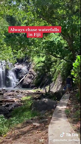 Vuadomo waterfall in #Fiji. Near SavuSavu. What’s not to love! #tiktoktravel #island #irishgirl #sailingthroughapandemic #circumnavigatingtheworld