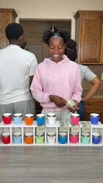 Matching the bottle challenge game #challenge #competition #game #family