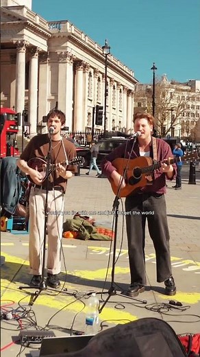 If I lay here If I just lay here Would you lie with me and just forget the world? #streetperformer #