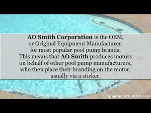 AO Smith Pool Pump Motors