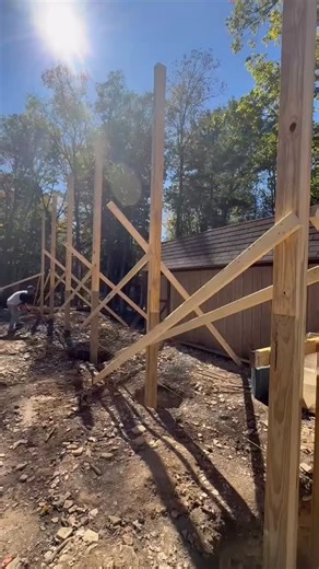 🔨 Getting the posts set for a new post frame garage. Every solid build starts with careful prep — straight, level, and ready for framing. We can’t wait to see this one take shape in the next few days. If you’ve been thinking about adding a pole barn, garage, or storage building to your property, call or text (814) 762-1060 for a free estimate. 📍 D.L. Anthony Contracting, LLC – Local. Reliable. Ready to work. #PostFrameGarage #GarageBuild #ConstructionLife #DLAnthonyContracting #ContractorLife 