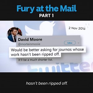 18K views · 389 reactions | Can anything stop the Daily Mail and its brazen theft of other people’s yarns? Watch the whole episode and read the transcript on our website. https://ab.co/2PbnDIx | Media Watch | Facebook