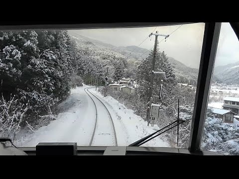 4K cab view - Takayama Line Wide View Express Train "Hida" No.3 Nagoya to Toyama, Japan