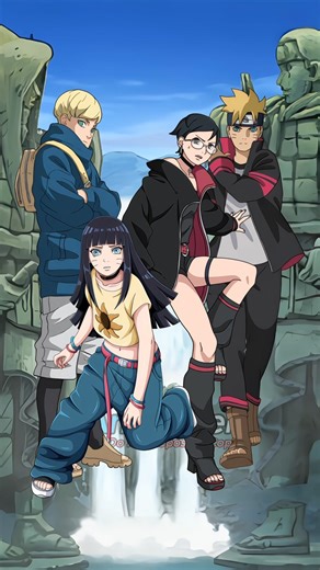 InoHima x BoruSara | Double Couple Evolution!" 🥰 #naruto #boruto #narutoshippuden