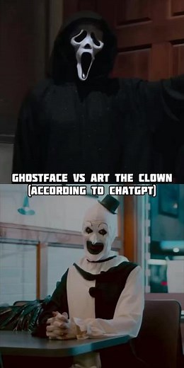Ghostface vs Art the Clown | #horror #scream #terrifier