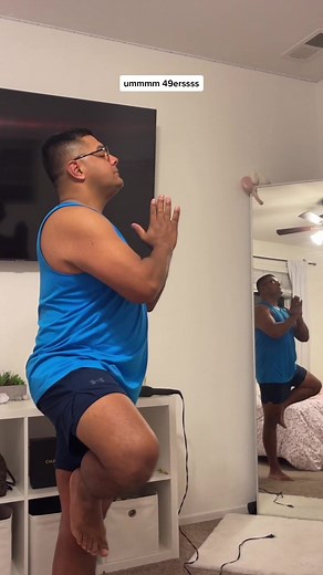 wait for it 😂 he’s always so excited bout his yoga hehehe happy for him 😂 #theaguilars #grwm #howto