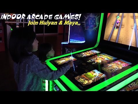 Indoor Amusement Arcade Games Playtime Fun with Hulyan & Maya Part 2